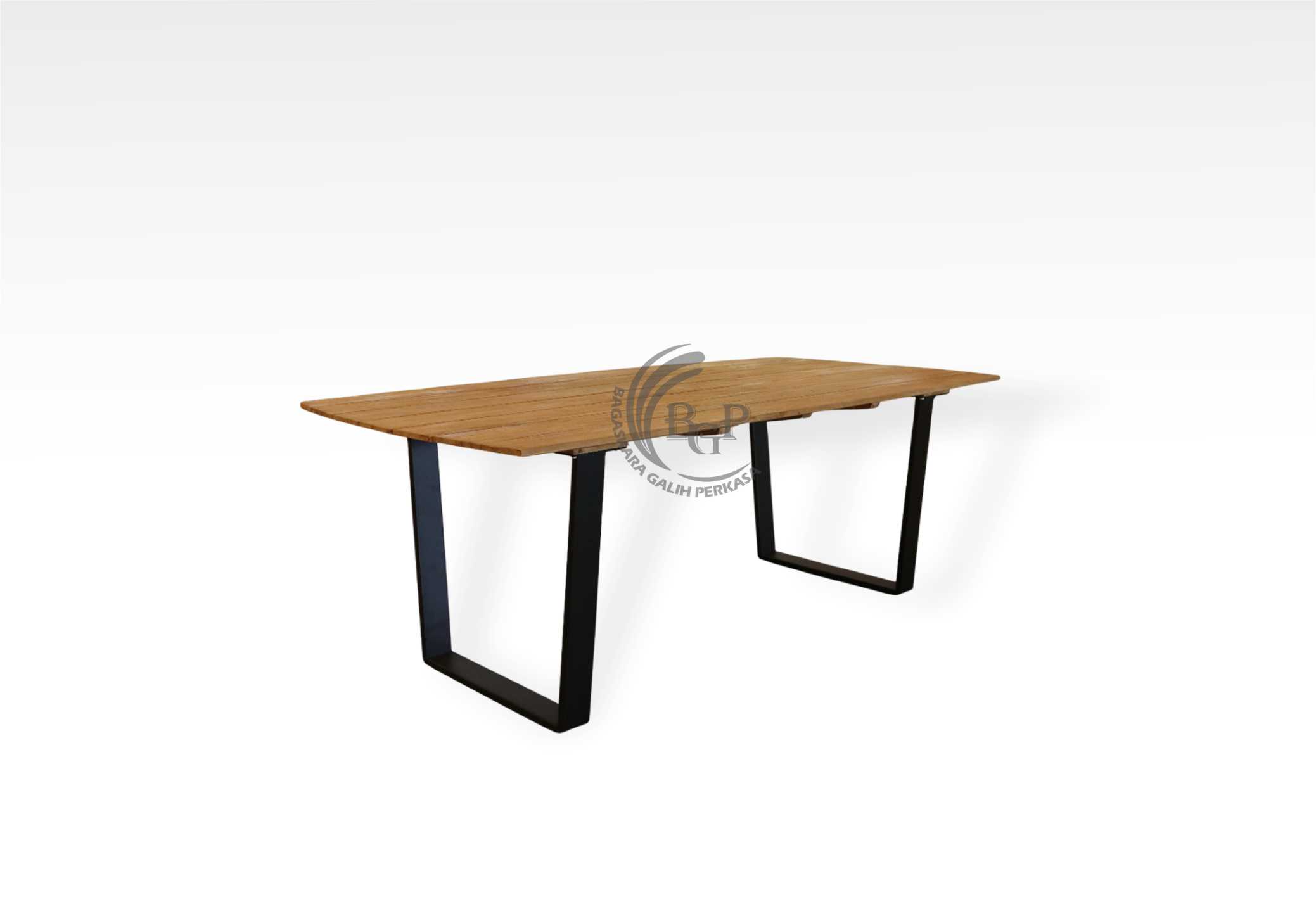 GPT805 Elips Dining Table Slat 200x100 x H.76cm 2